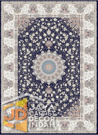 Karpet Permadani Solomon 1200 Reeds PICHAK NAVYBLUE 3681 ukuran  150 x 225, 200 x 300, 250x350,300 x 400 cm 